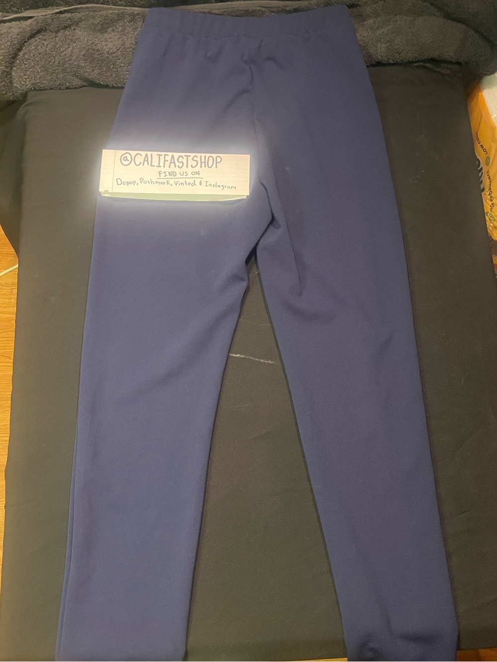 Fashion Nova Girls Navy Pull-On Leggings